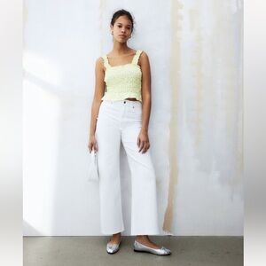 H&M Wide-Leg Twill Pant BNWT